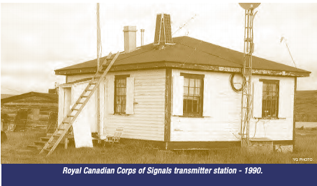 Image of the Royal Canadian Corps of Signals Transmitter Station, 1990.