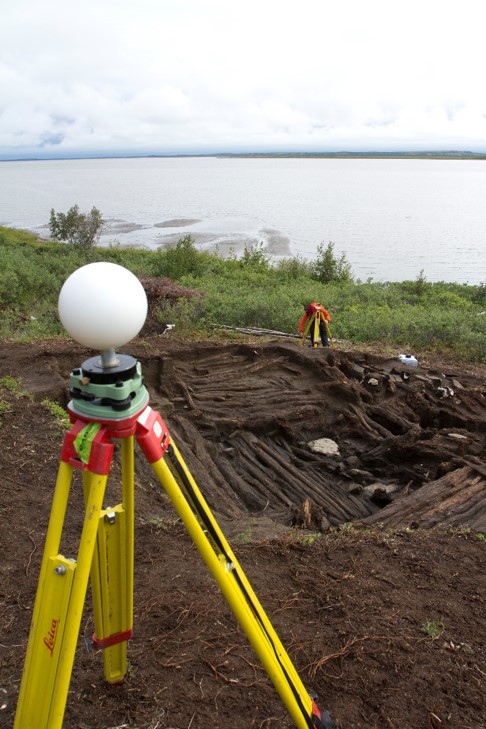 Spherical target used to register scans