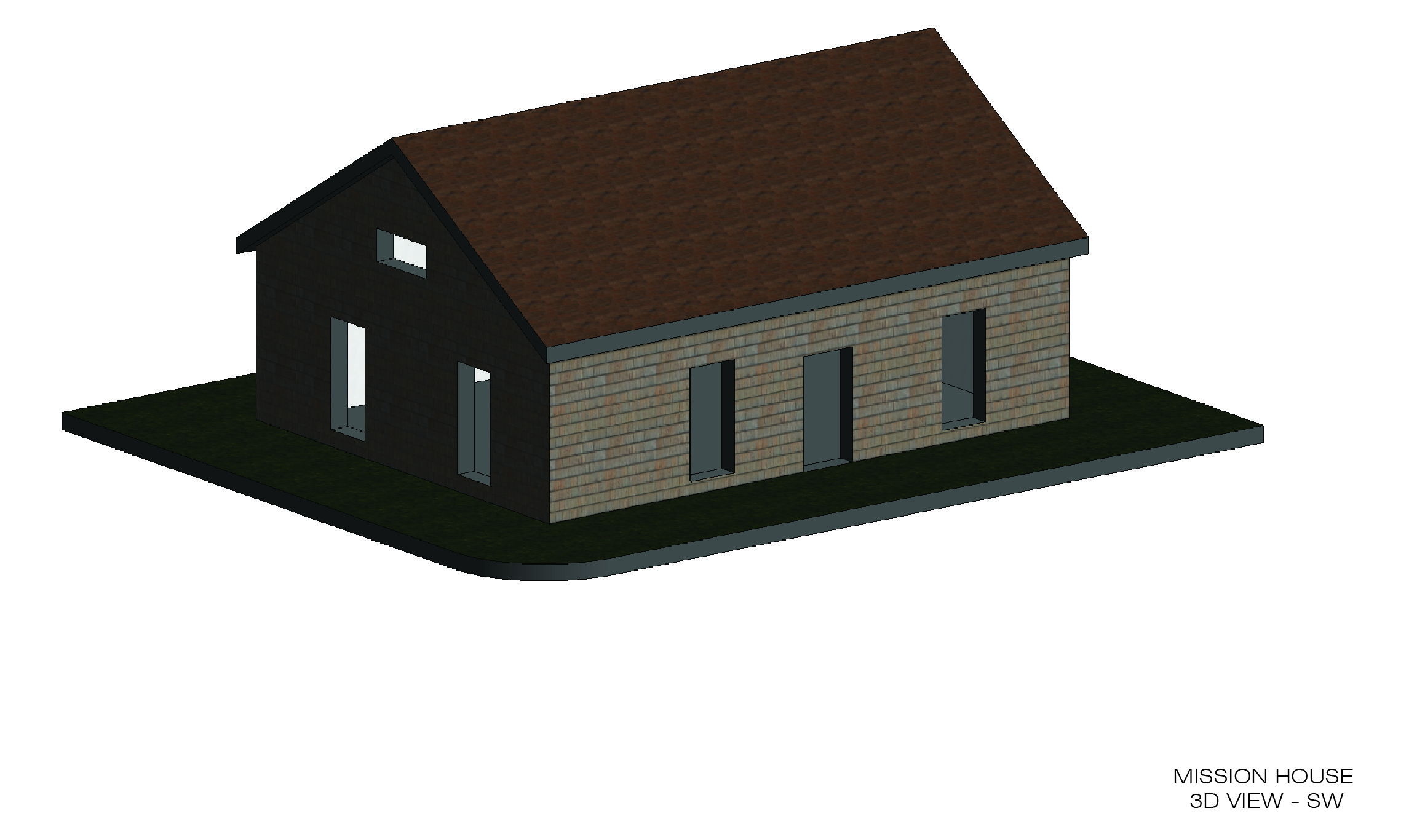 3D view of the Anglican Mission House